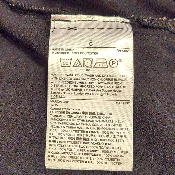 GAP Maternity Dress in Black- Size Large - Picture 8 of 8